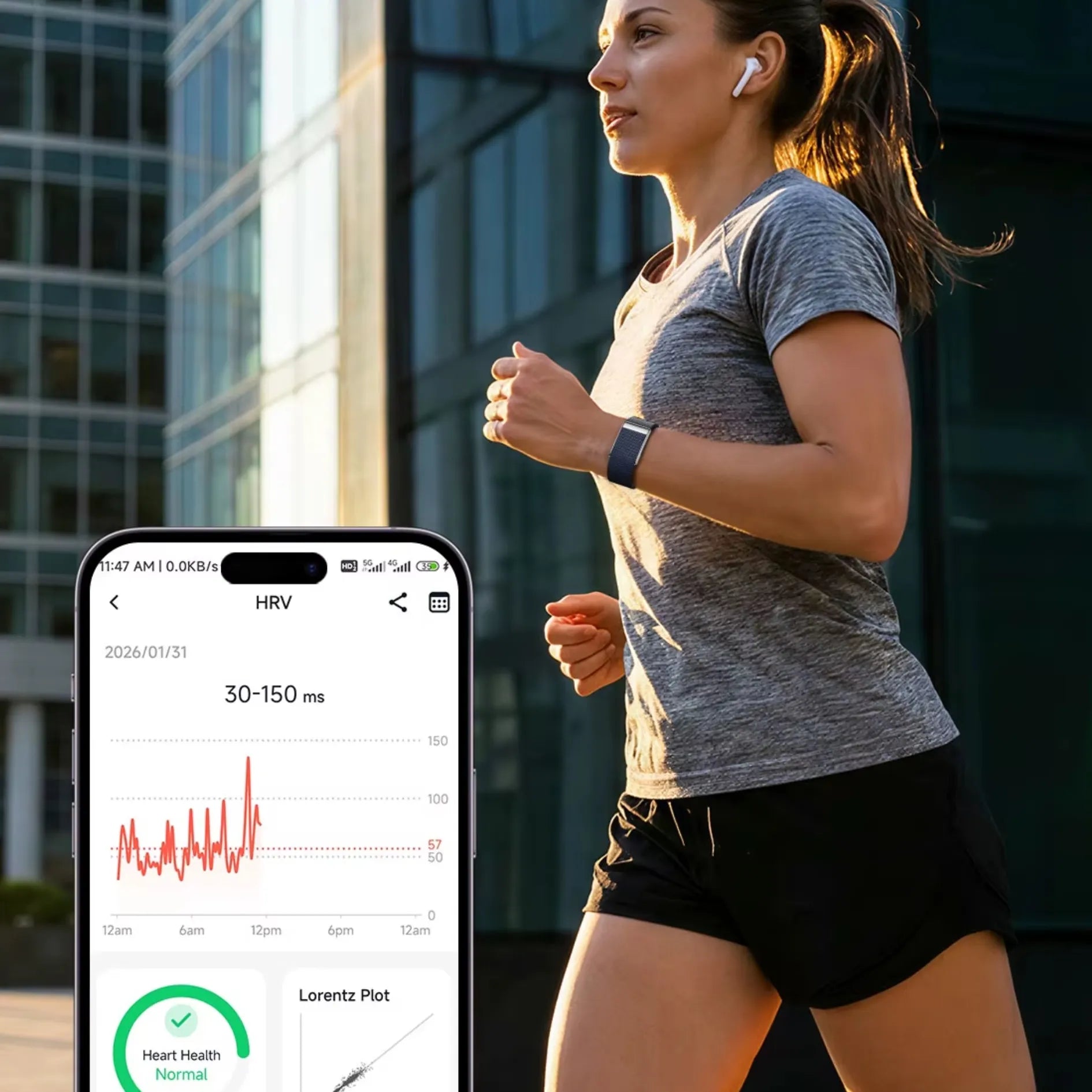 Pulseira Inteligente Sem Tela Loop Life – Sono, Saúde e Performance