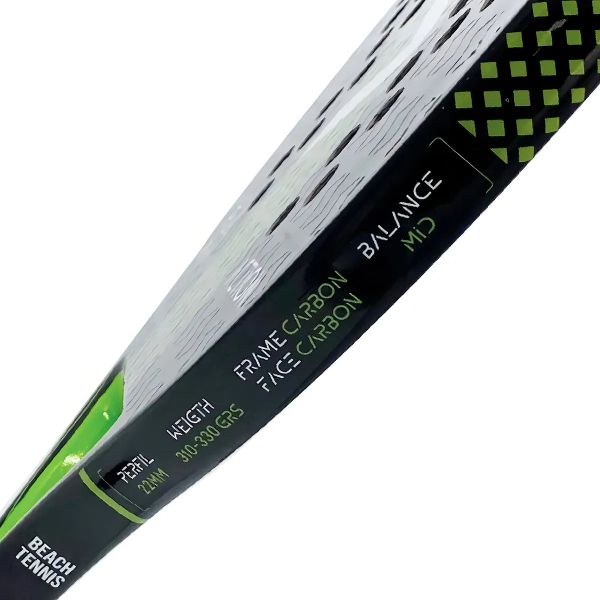 Raquete de Beach Tennis Pro Kevlar Carbono 12K