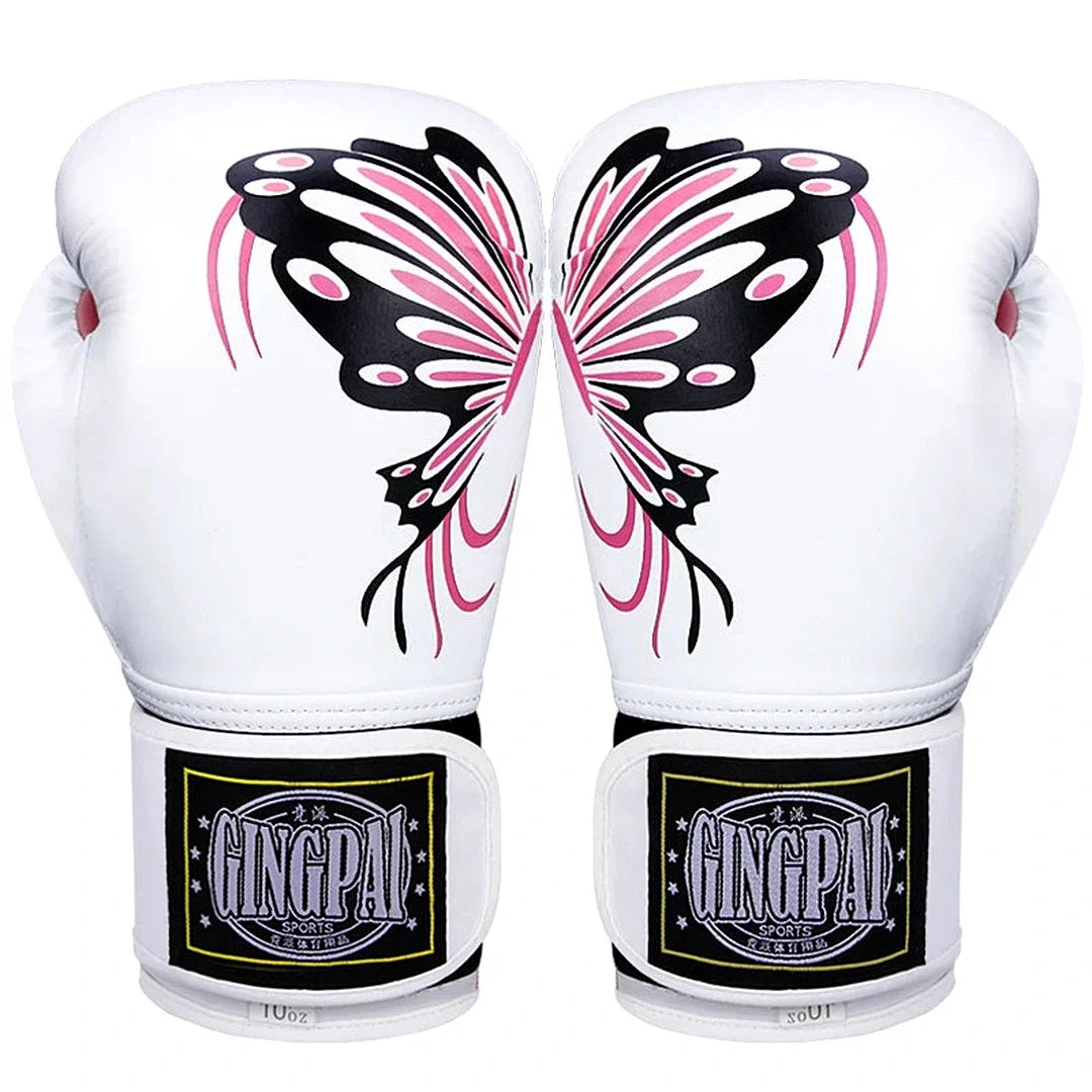 Luva de Boxe Feminina Butterfly Endurafit rosa vista frontal