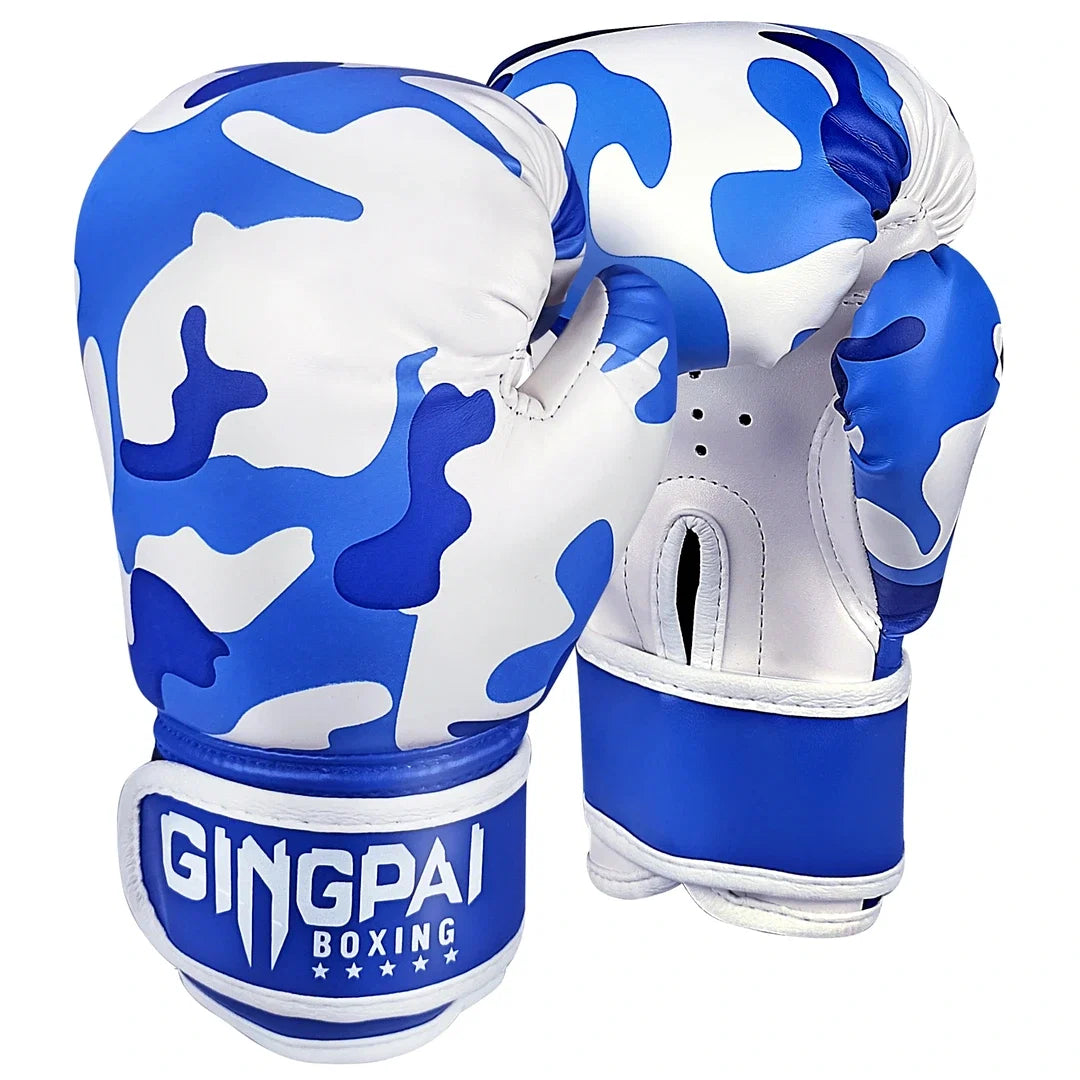 Luva de Boxe Infantil 4oz Endurafit azul camuflada